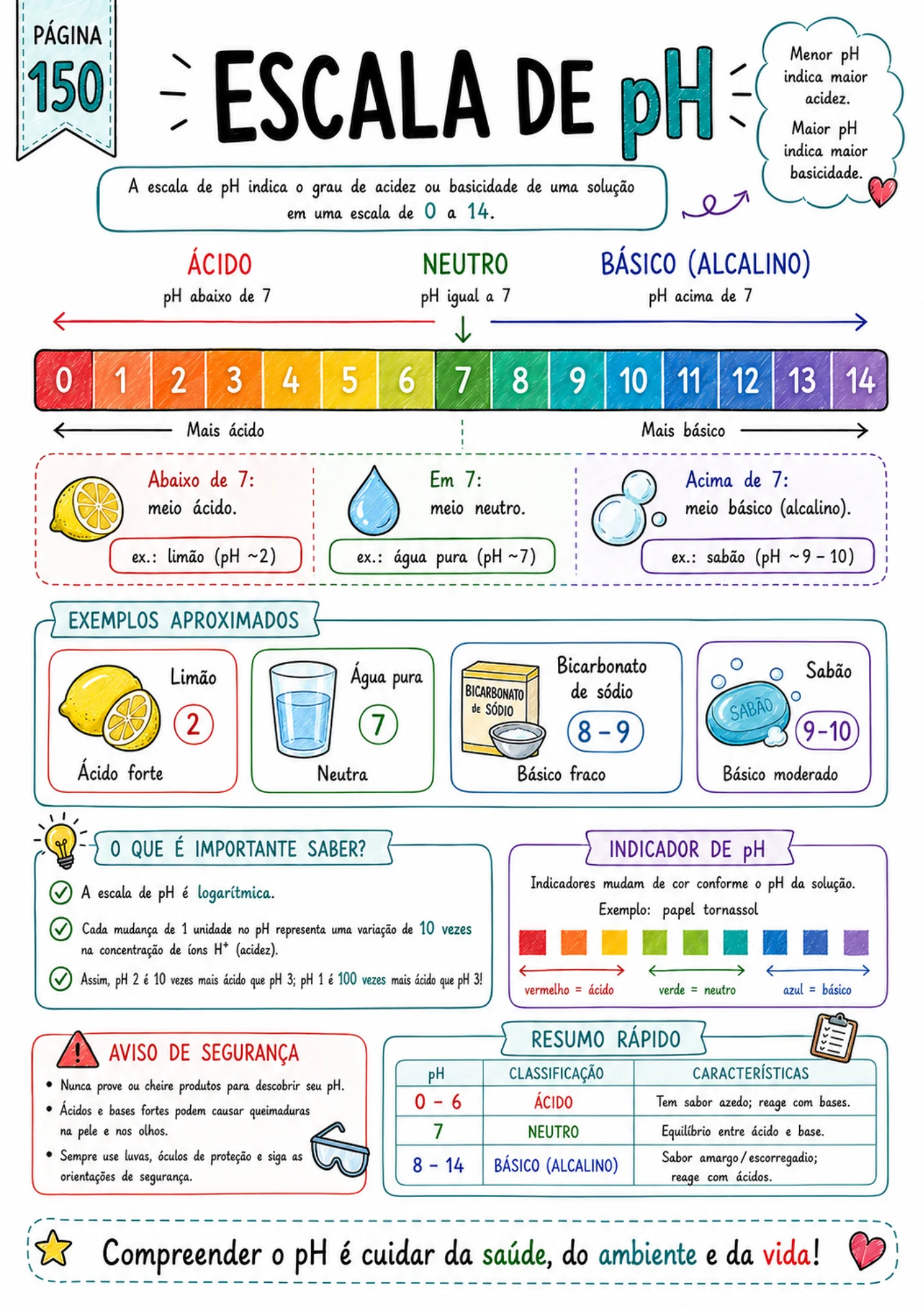 Página de resumo visual